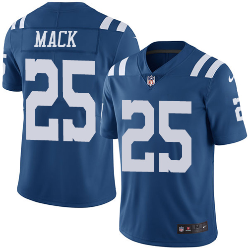 Indianapolis Colts #25 Limited Marlon Mack Royal Blue Nike NFL Men Rush Vapor Untouchable Jersey->indianapolis colts->NFL Jersey